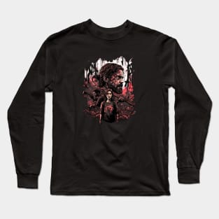 The Last of Us Pedro Pascal Joel inspired design Long Sleeve T-Shirt